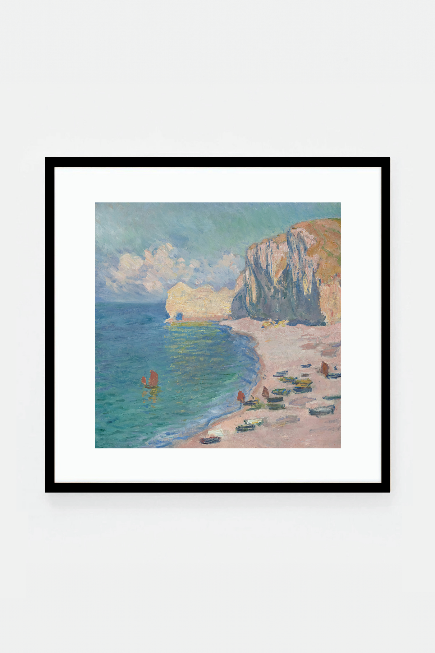Étretat, The Beach and the Falaise d'Amont