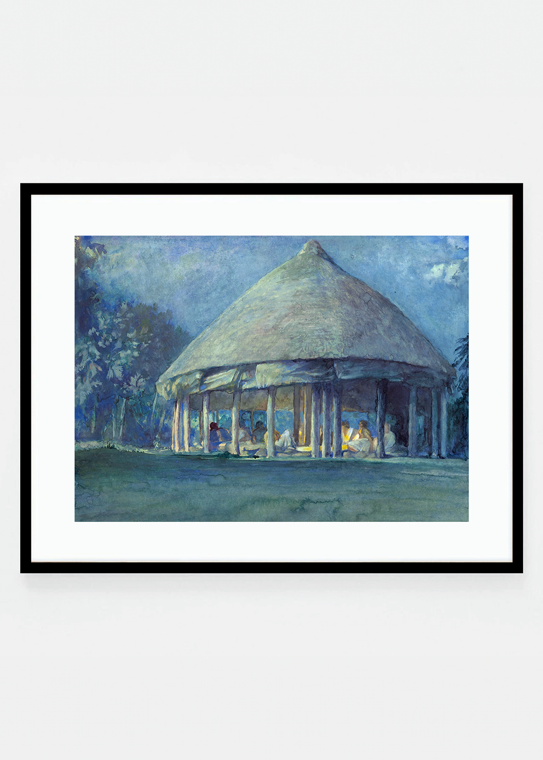 Hut in Moonlight, Iva, Savaii