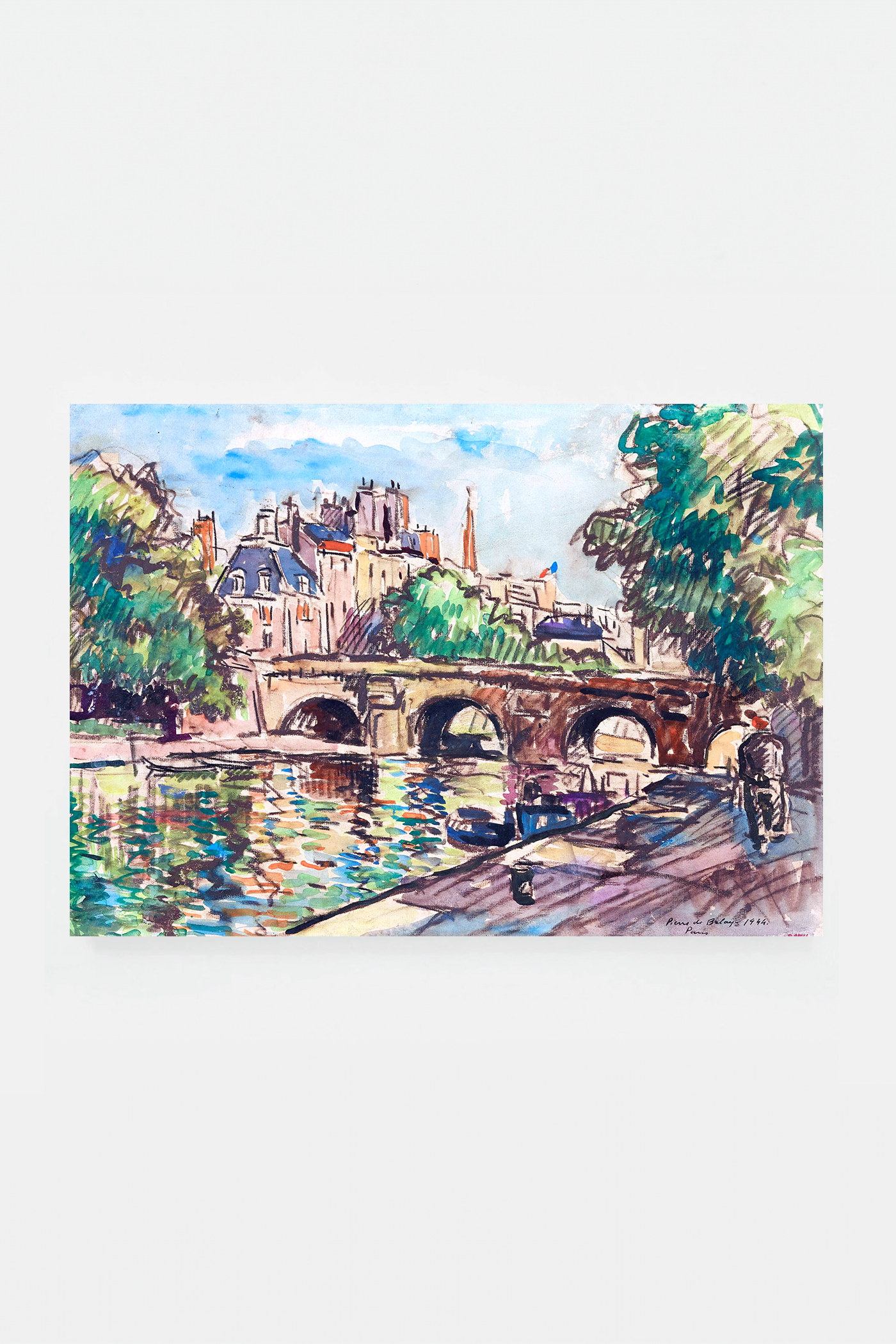 Le Pont-Neuf et la Cité du côté du quai Conti