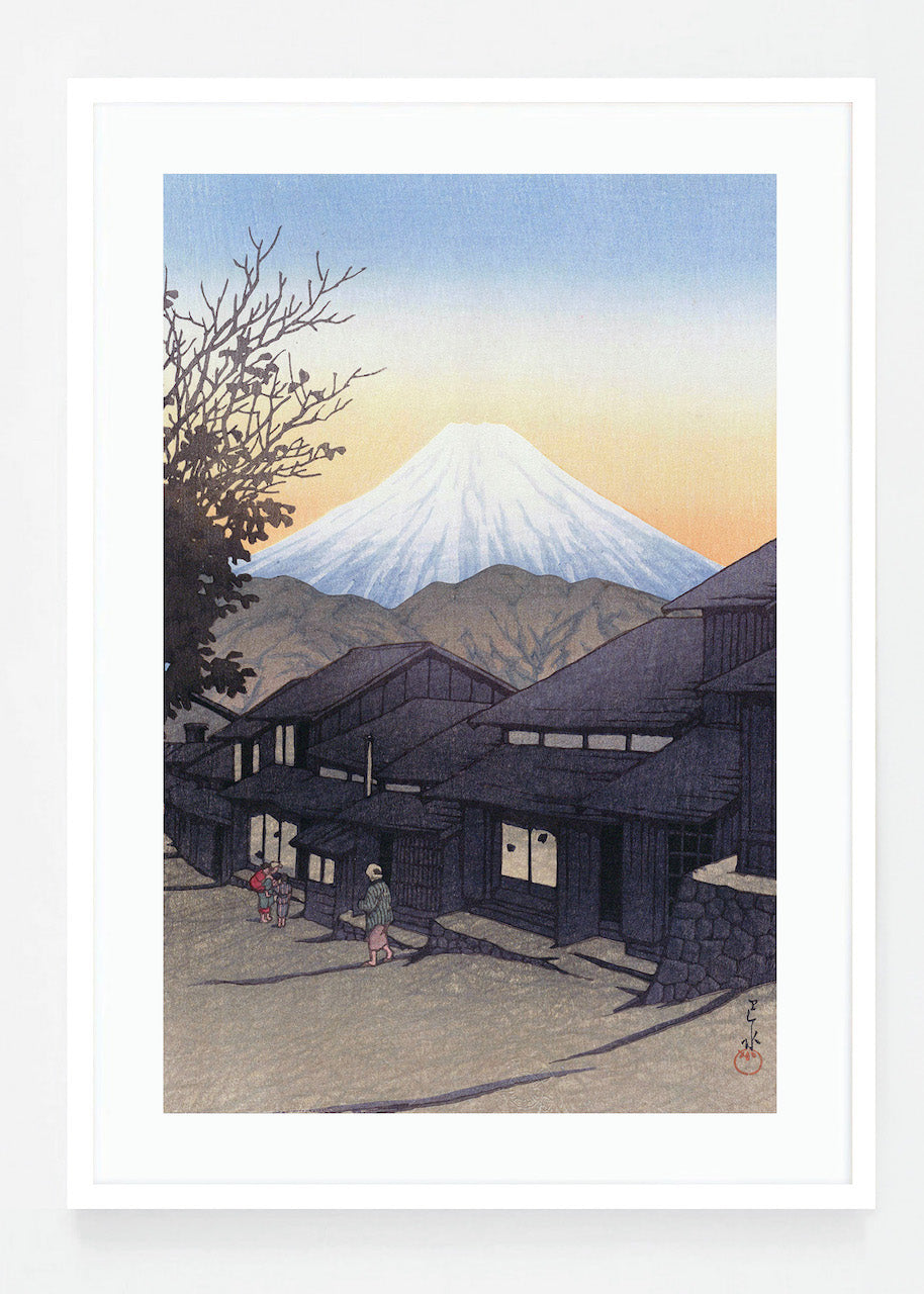 Mount Fuji From Yuimachi at Suruga