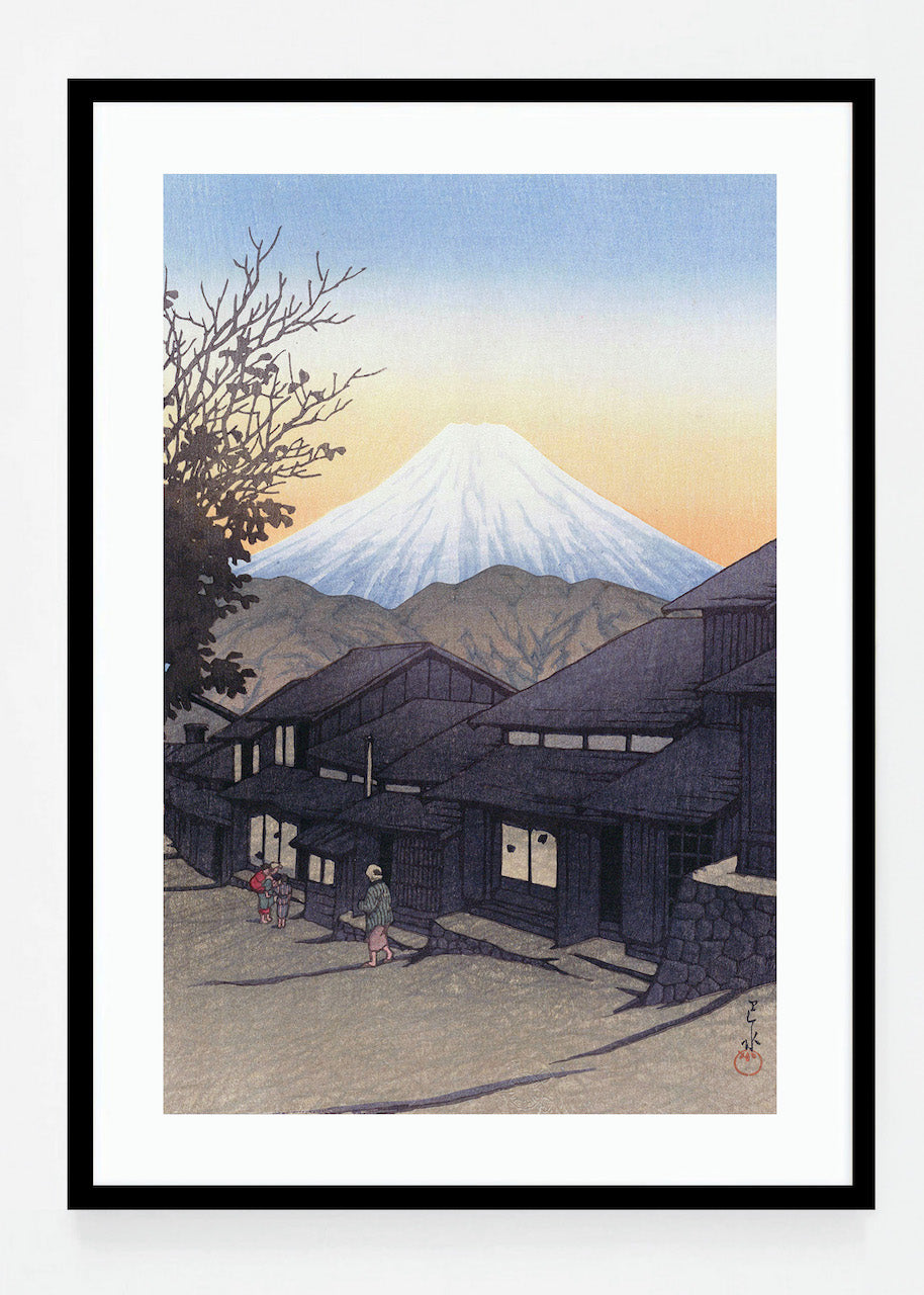 Mount Fuji From Yuimachi at Suruga