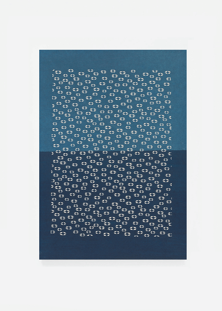 Blue decorative pattern