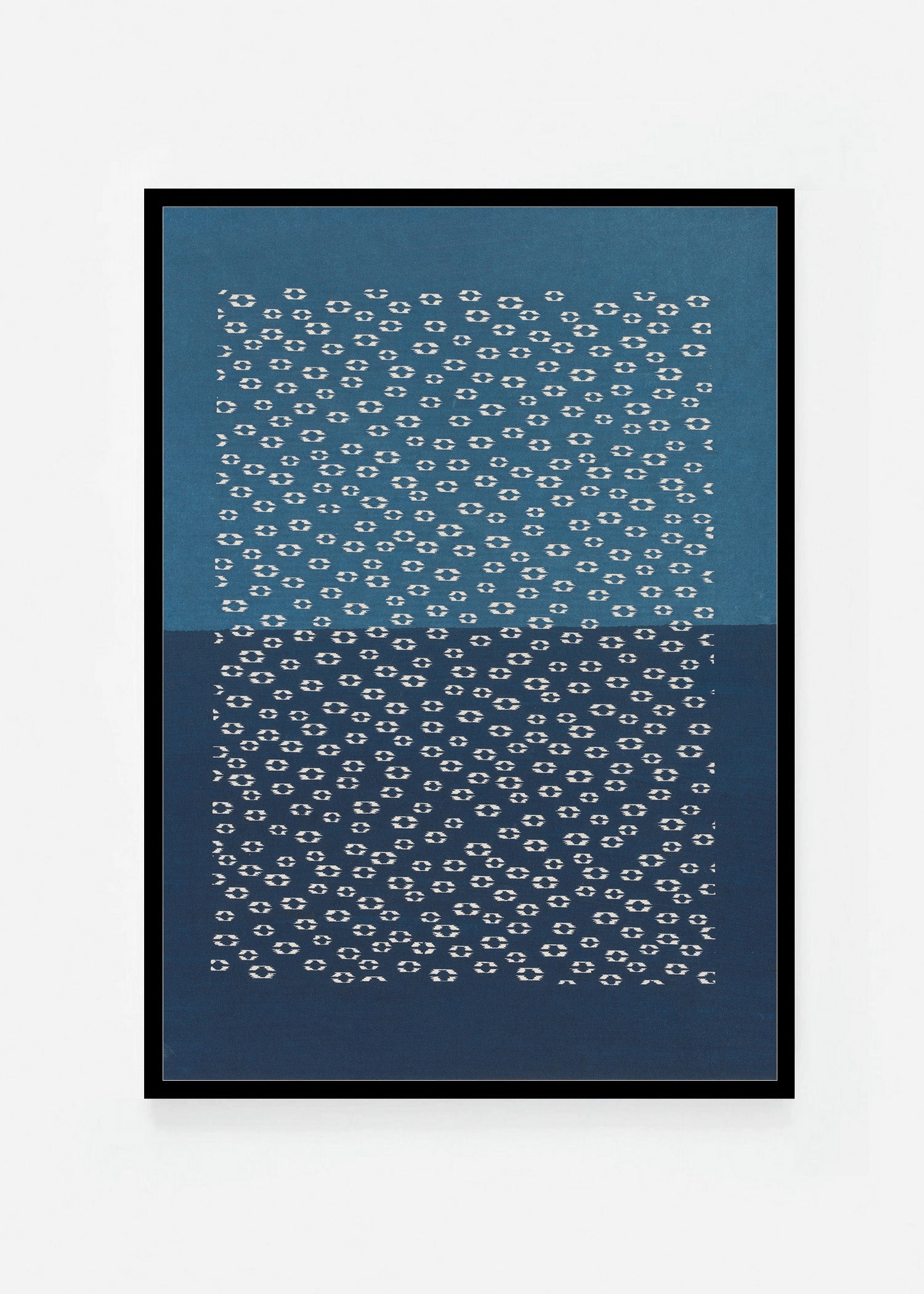 Blue decorative pattern