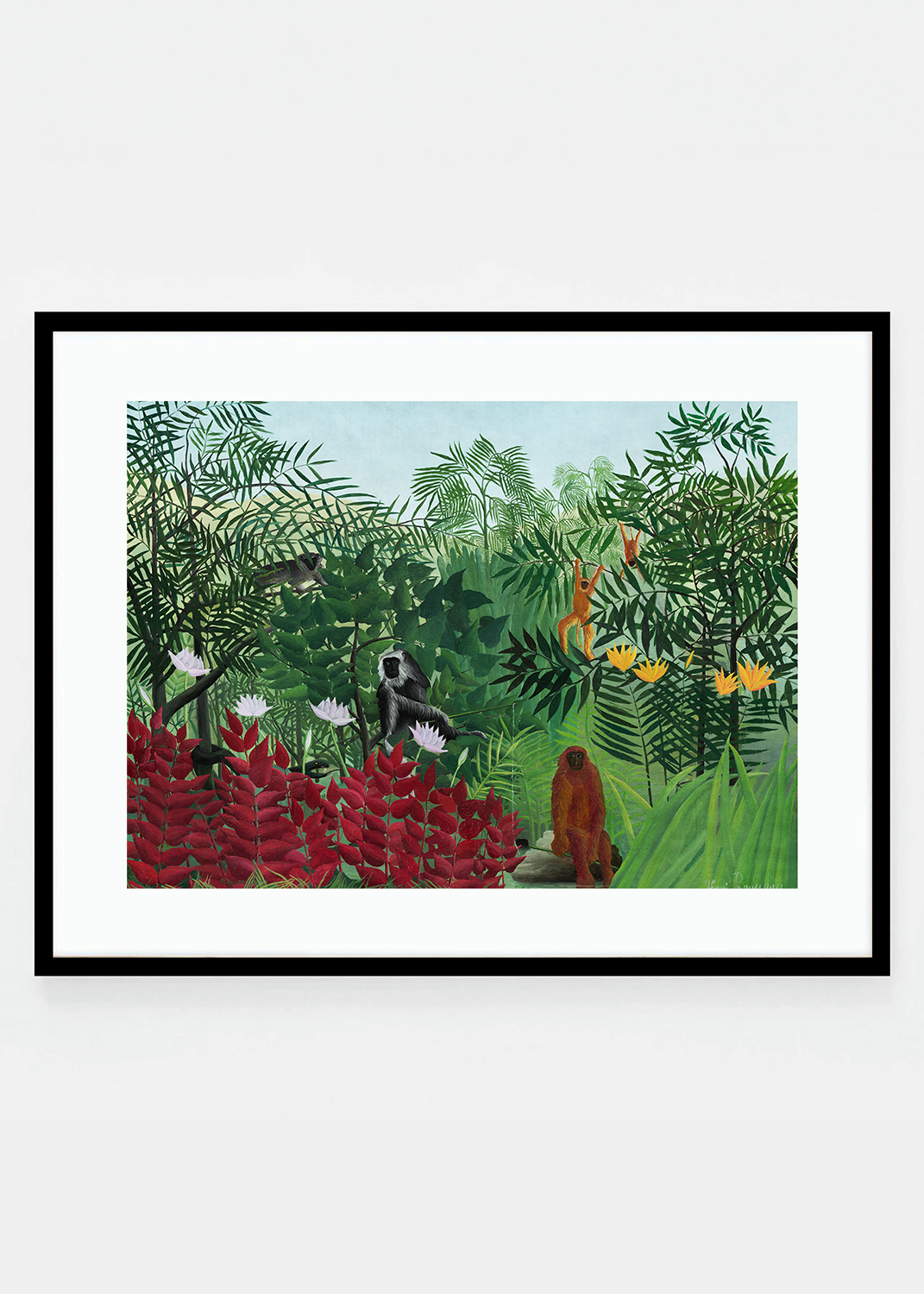Tropical Forest with Monkeys