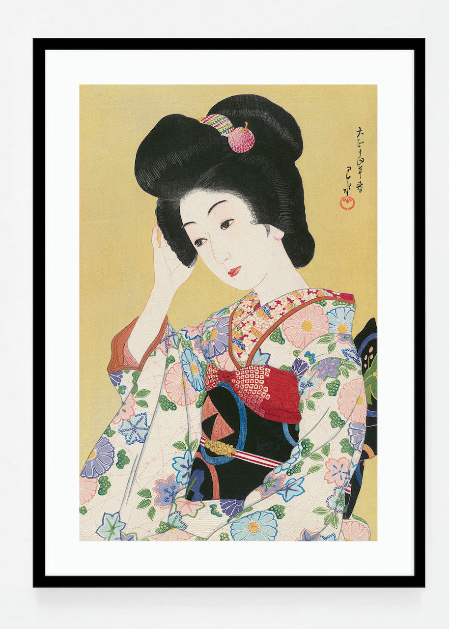 Woman in kimono