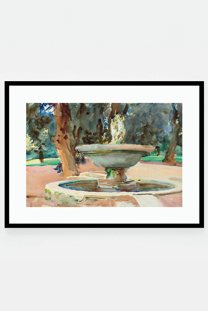 The Fontana dei Pupazzi in the Villa Borghese, Rome