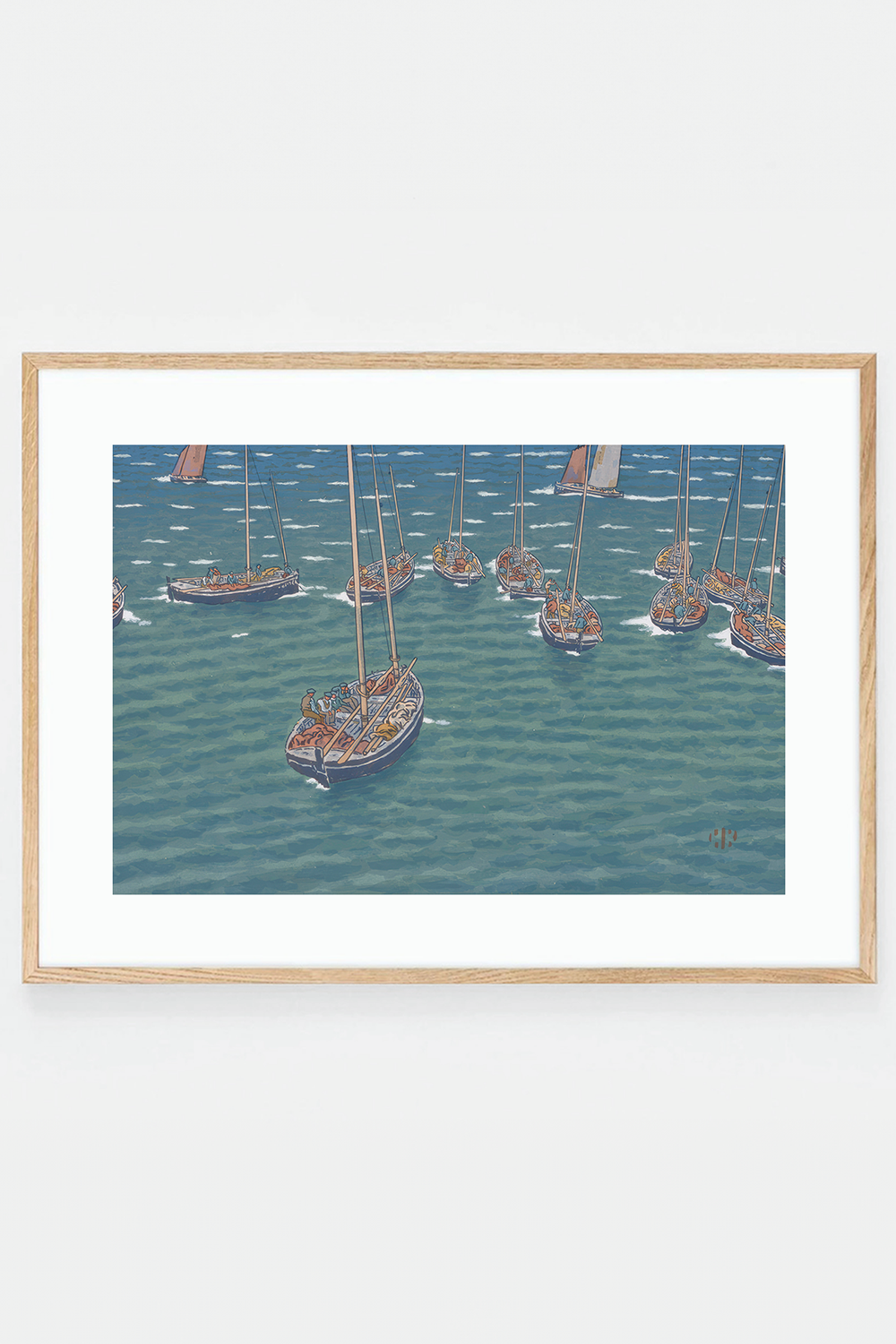 Bateaux au mouillage à Tréboul