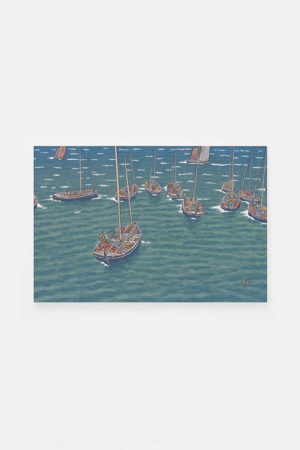 Bateaux au mouillage à Tréboul