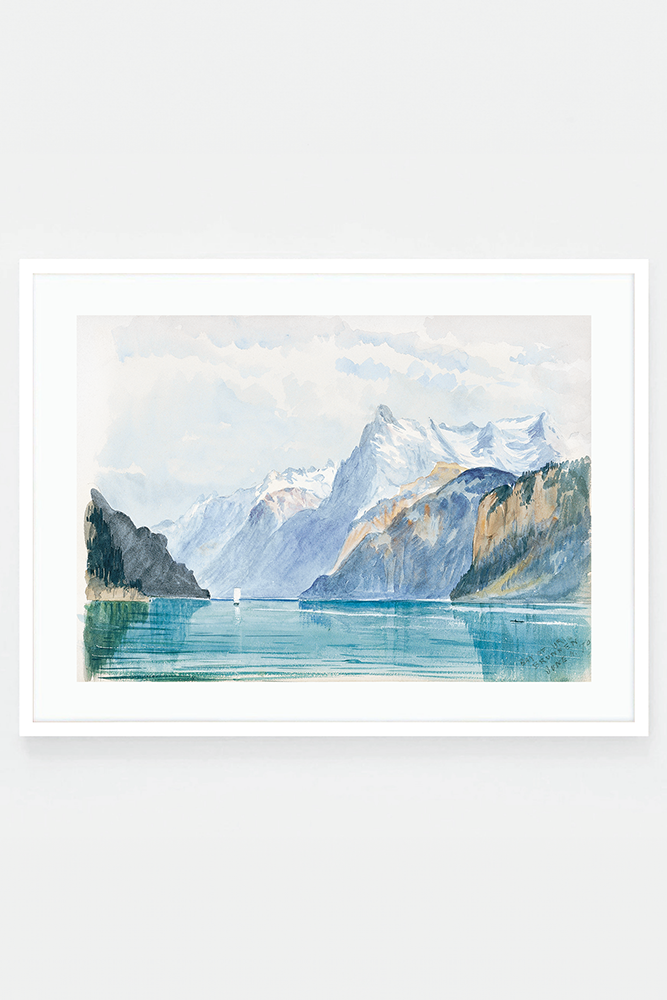 Bay of Uri Brunnen from Switzerland
