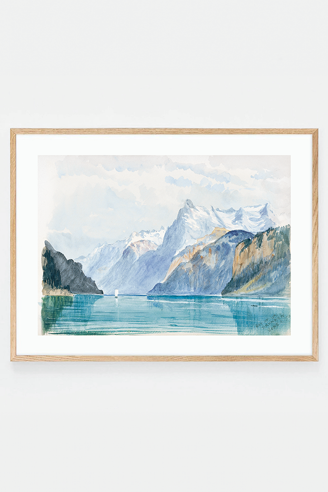 Bay of Uri Brunnen from Switzerland
