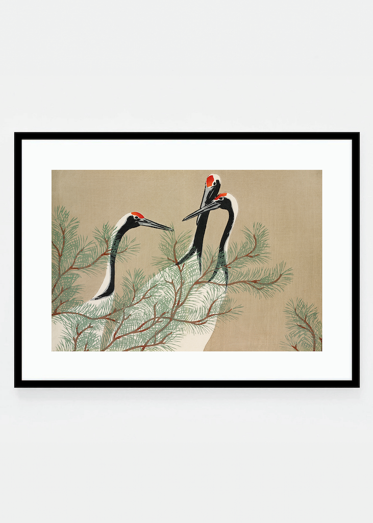 Three cranes