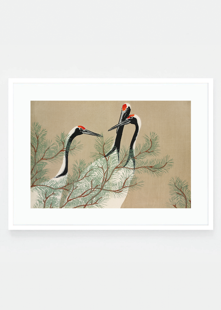 Three cranes