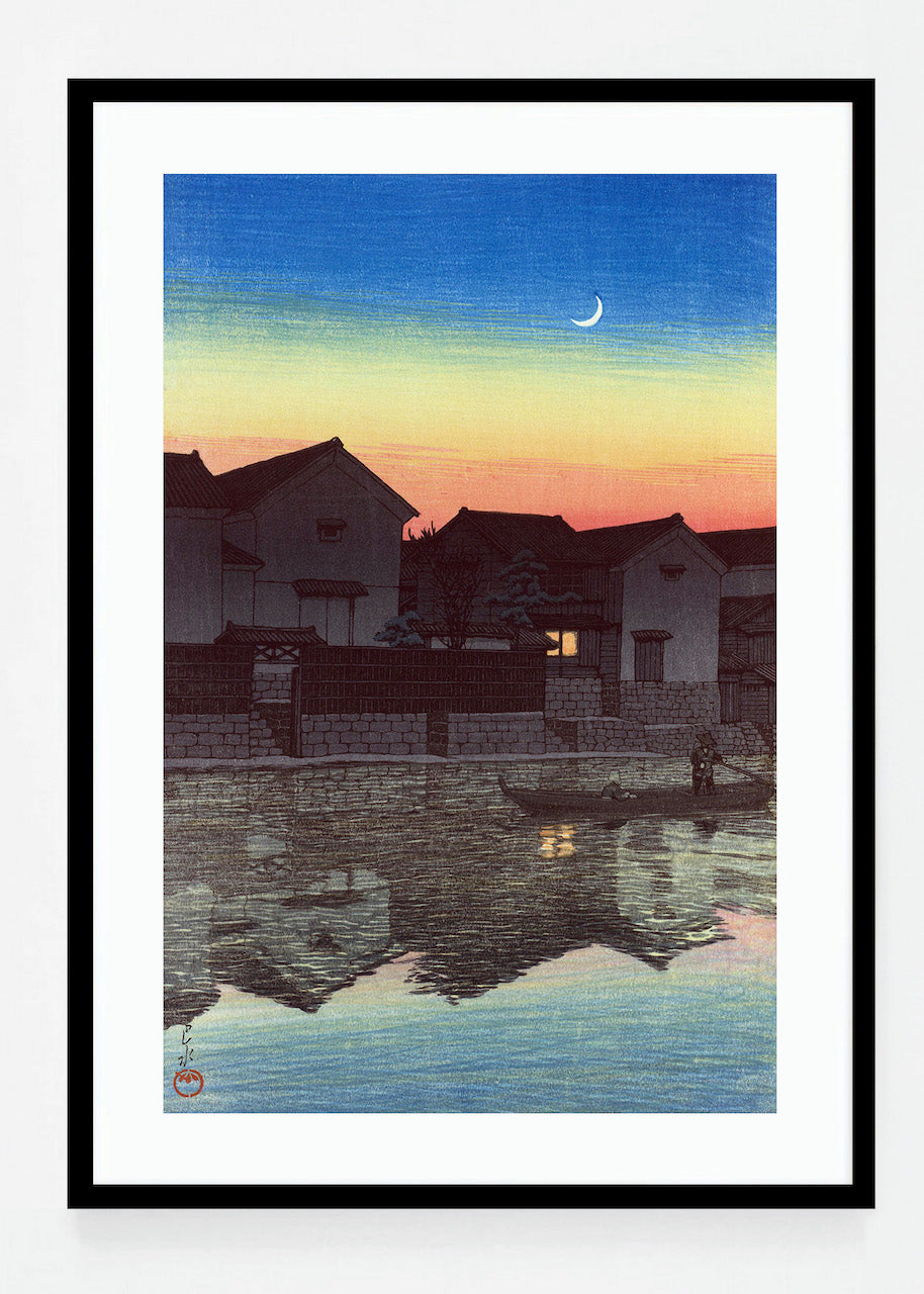 Crescent Moon at Matsue