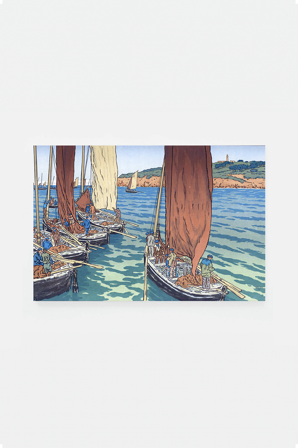 Départ de bateaux à Tréboul