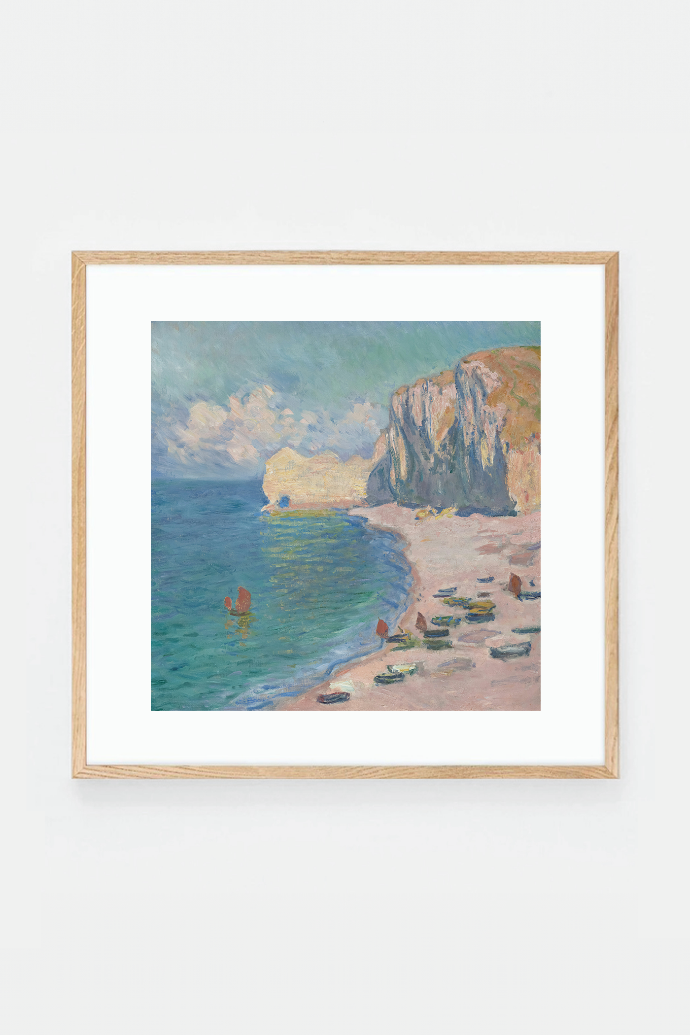 Étretat, The Beach and the Falaise d'Amont