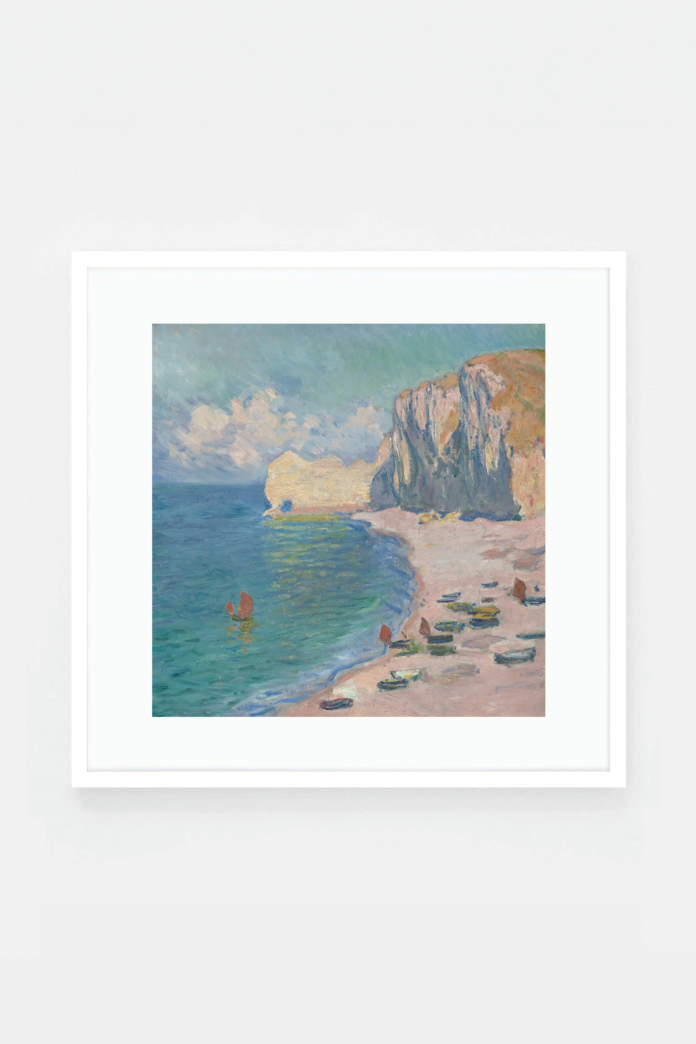 Étretat, The Beach and the Falaise d'Amont