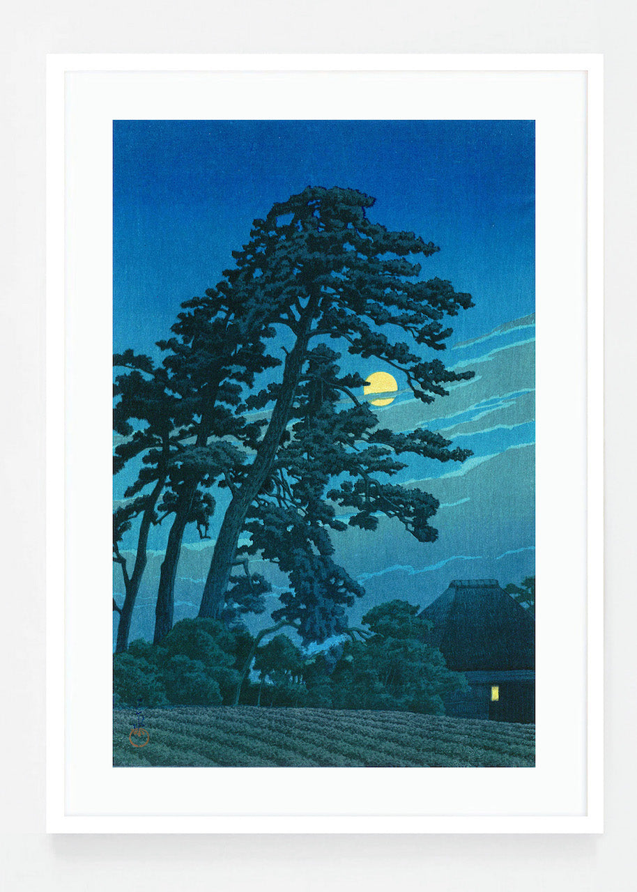 Full Moon At Magome