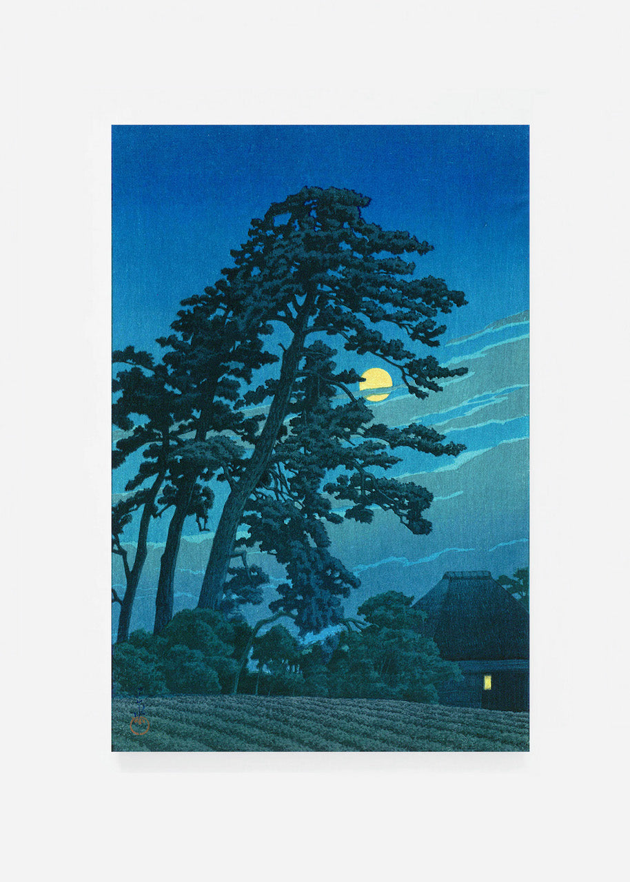 Full Moon At Magome