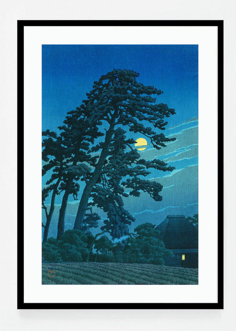 Full Moon At Magome
