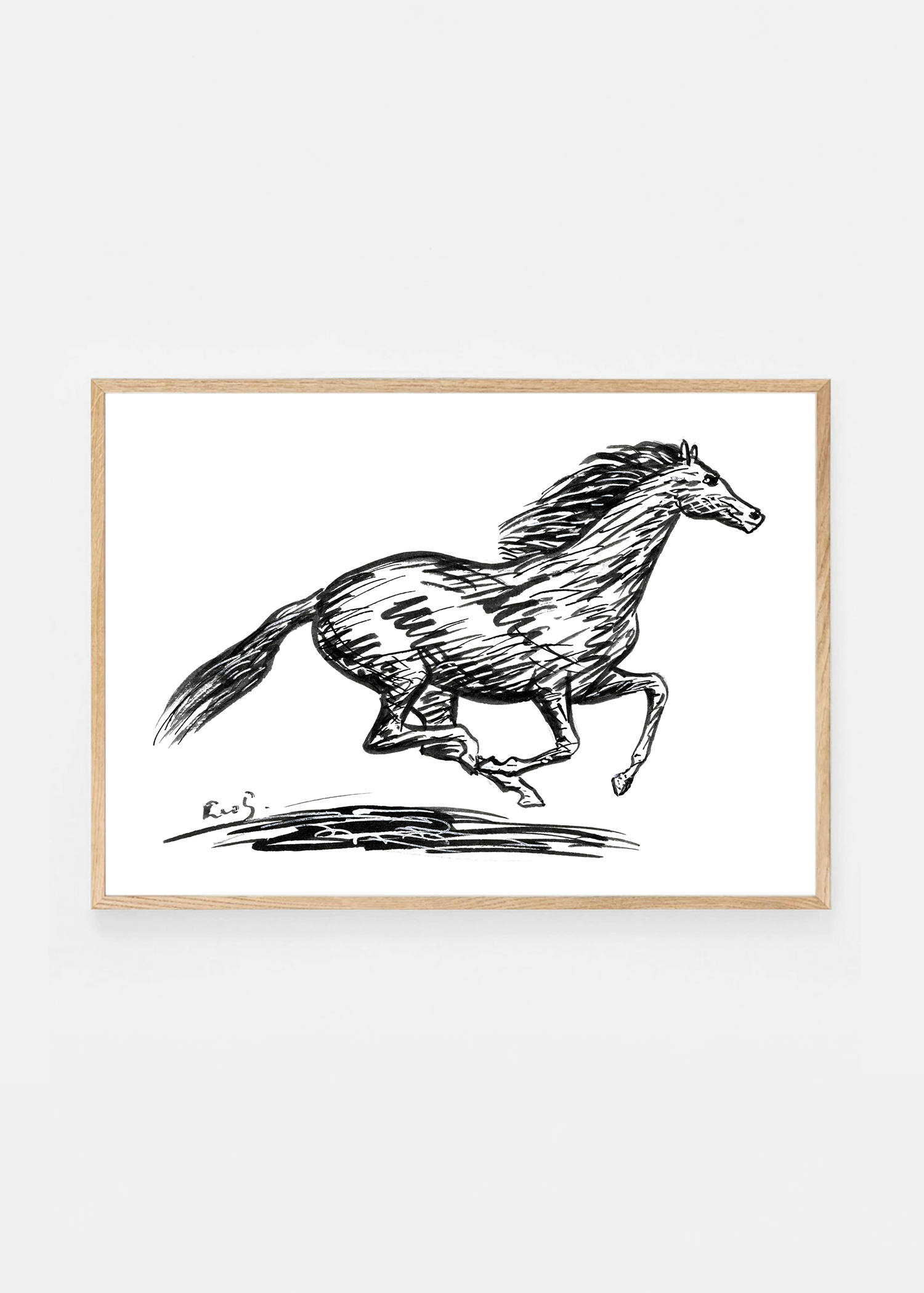 Galloping horse