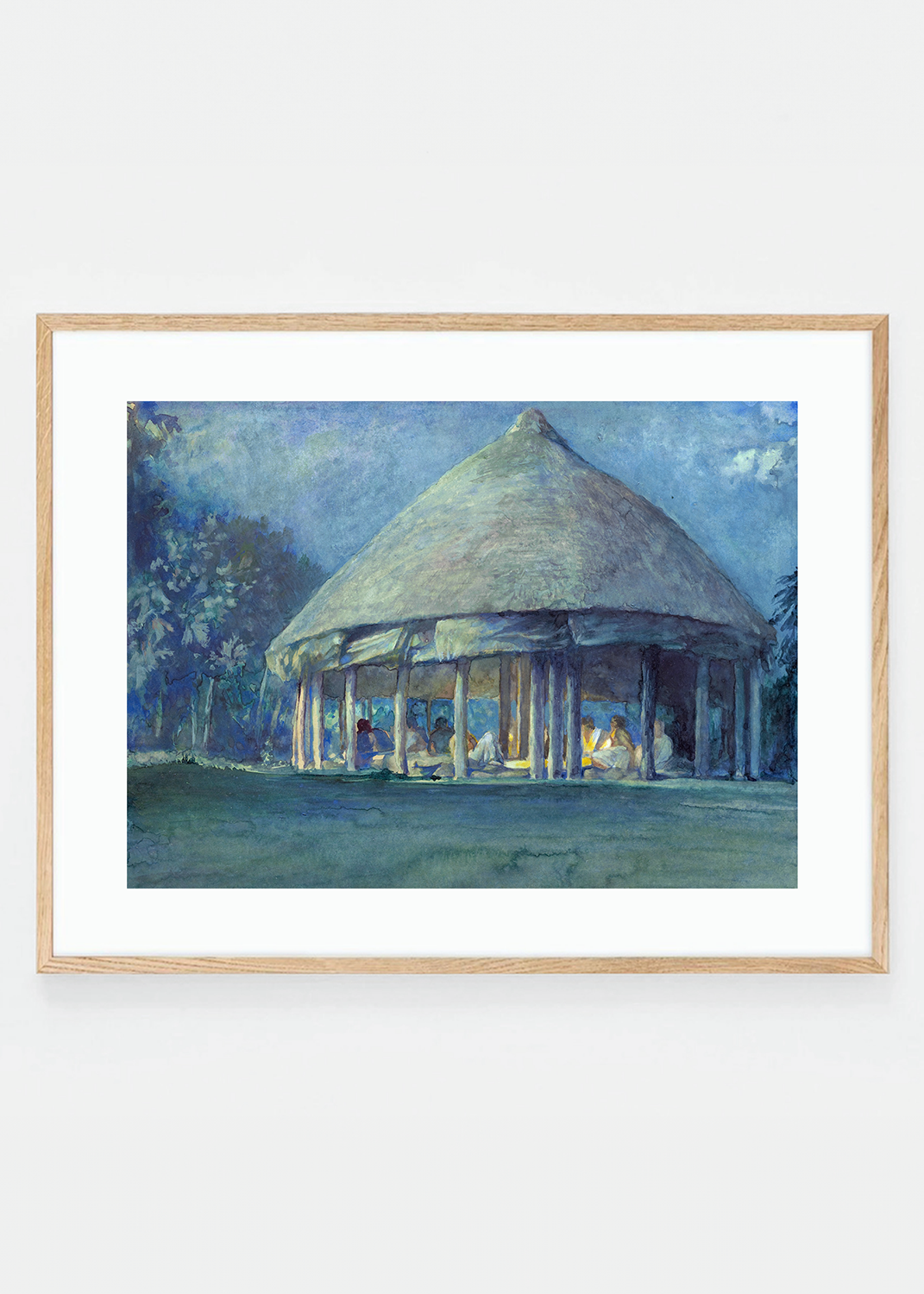 Hut in Moonlight, Iva, Savaii