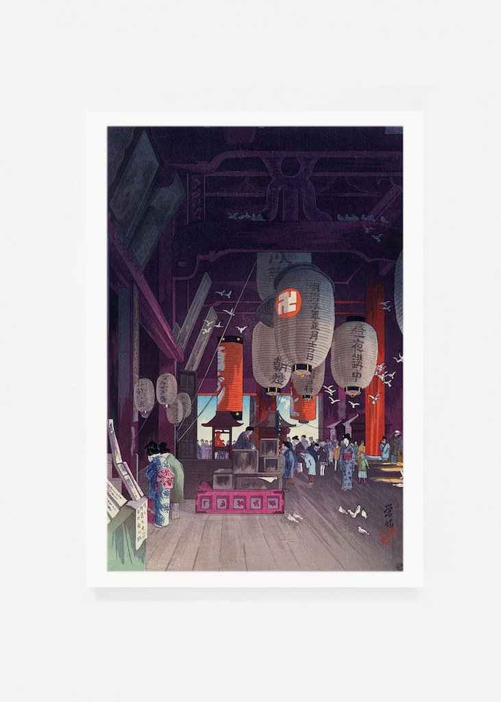 Inside Asakusa Kannon Temple