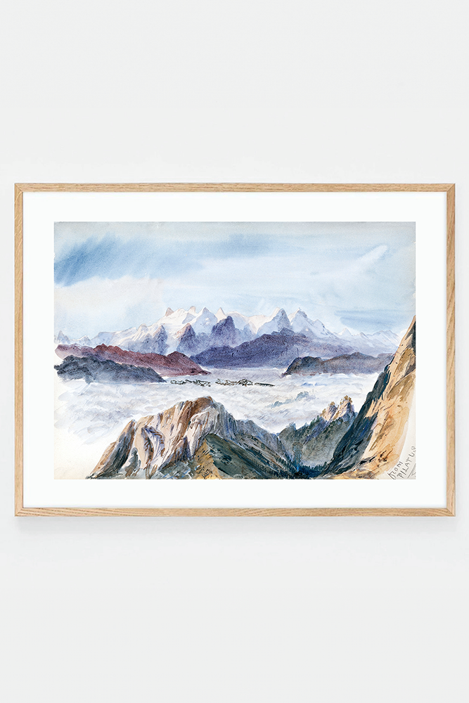Iselle from Mount Pilatus from Splendid Mountain