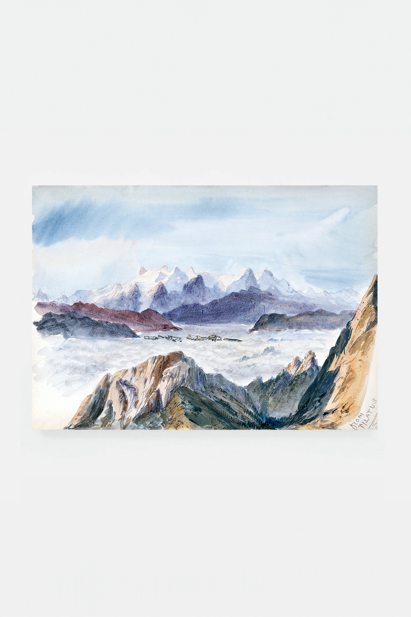 Iselle from Mount Pilatus from Splendid Mountain