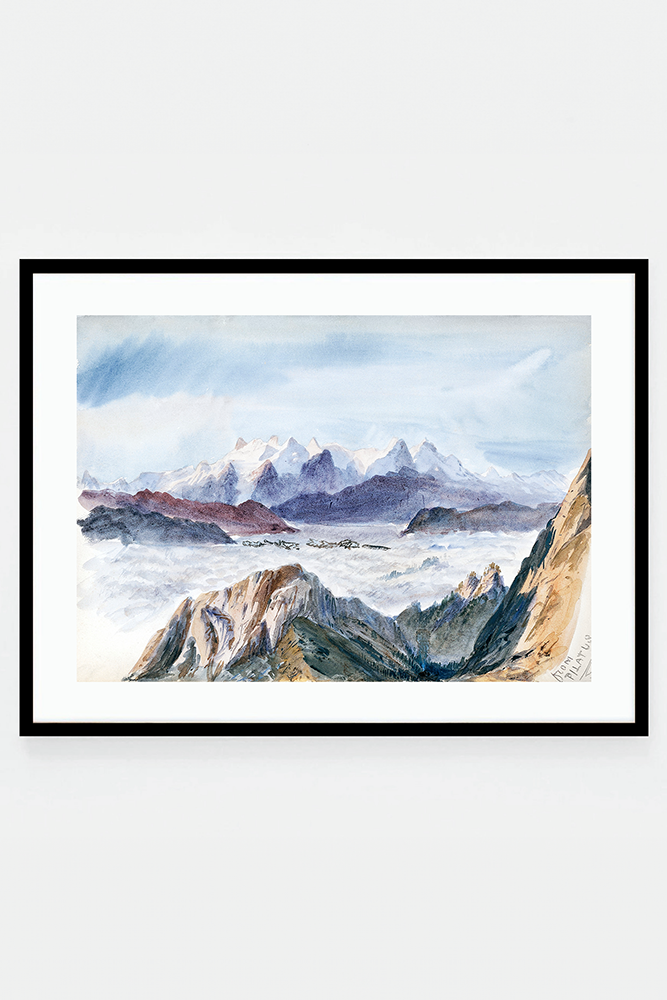 Iselle from Mount Pilatus from Splendid Mountain
