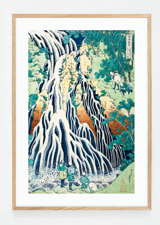 Kirifuri Waterfall at Mount Kurokami in Shimotsuke province by Utagawa Hiroshige