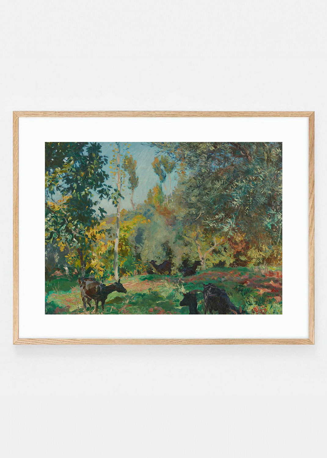 Landscape with goats