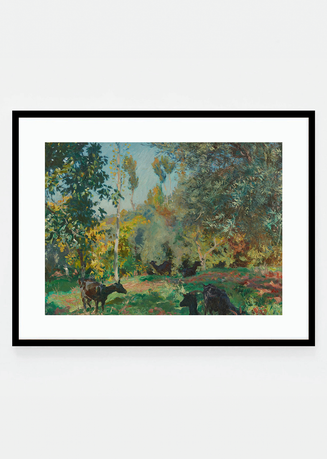 Landscape with goats