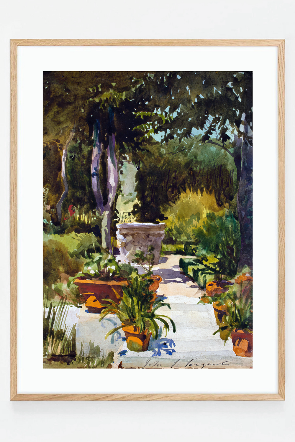 Mrs Thayer's garden