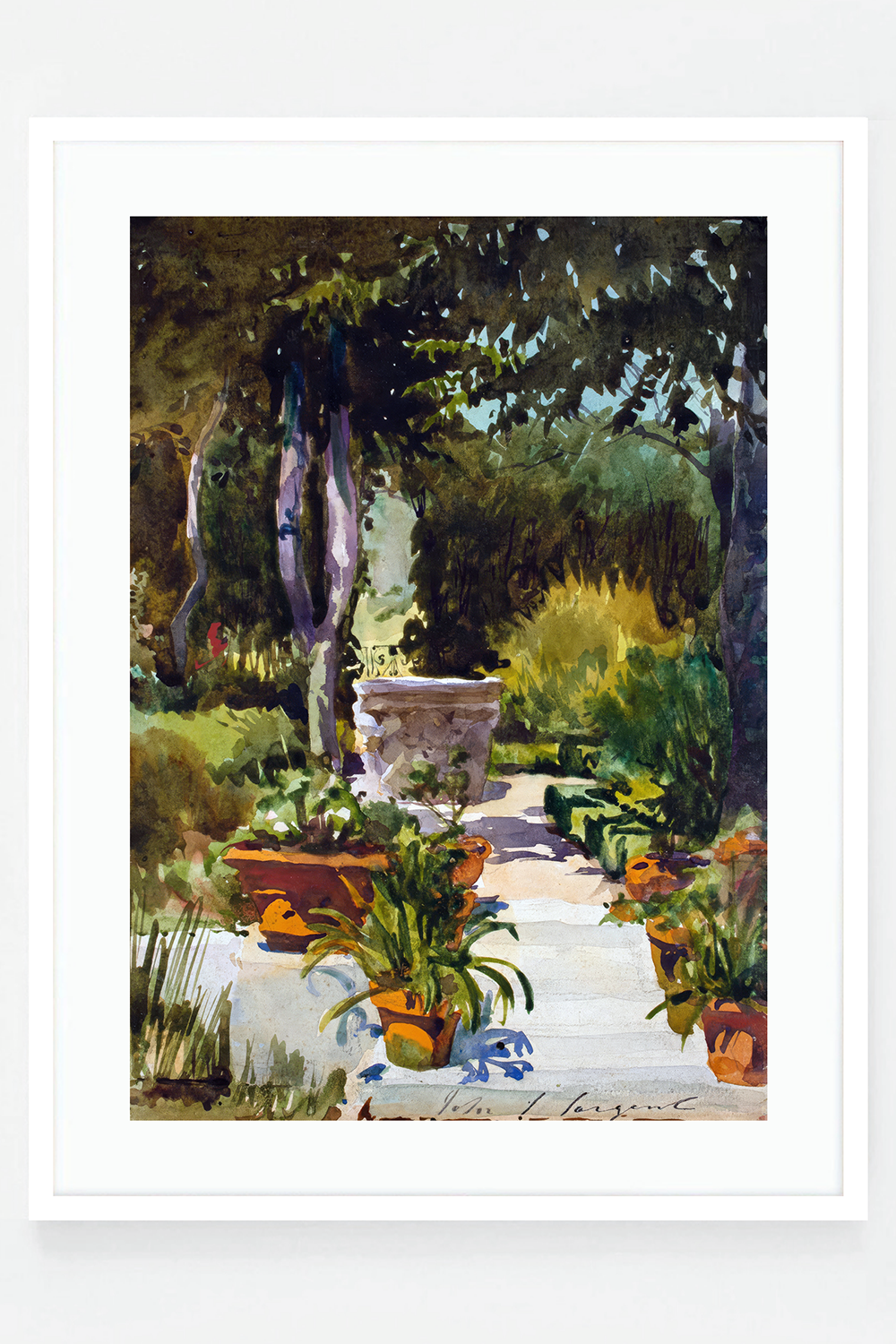 Mrs Thayer's garden