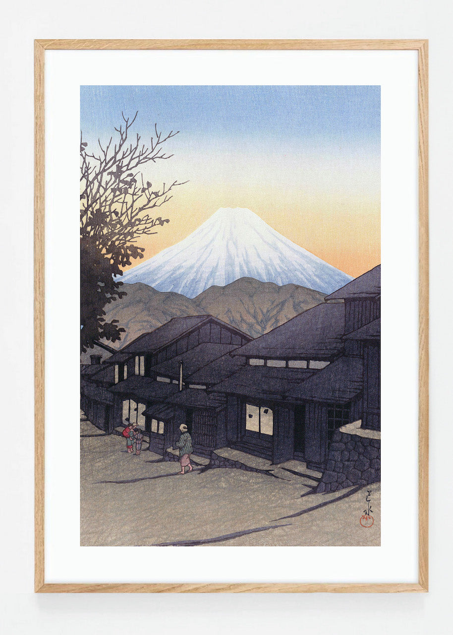 Mount Fuji From Yuimachi at Suruga