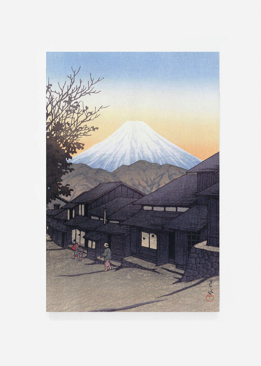 Mount Fuji From Yuimachi at Suruga
