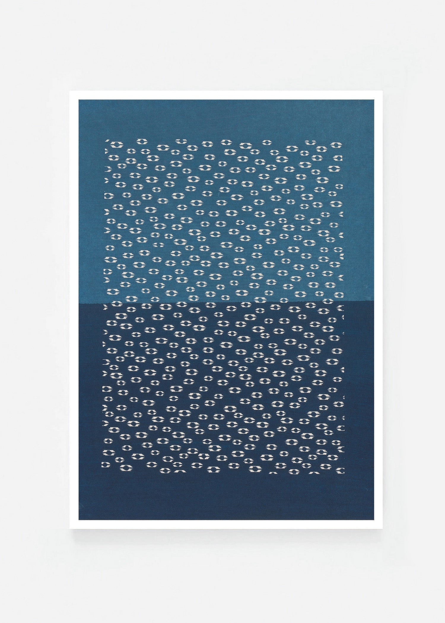 Blue decorative pattern