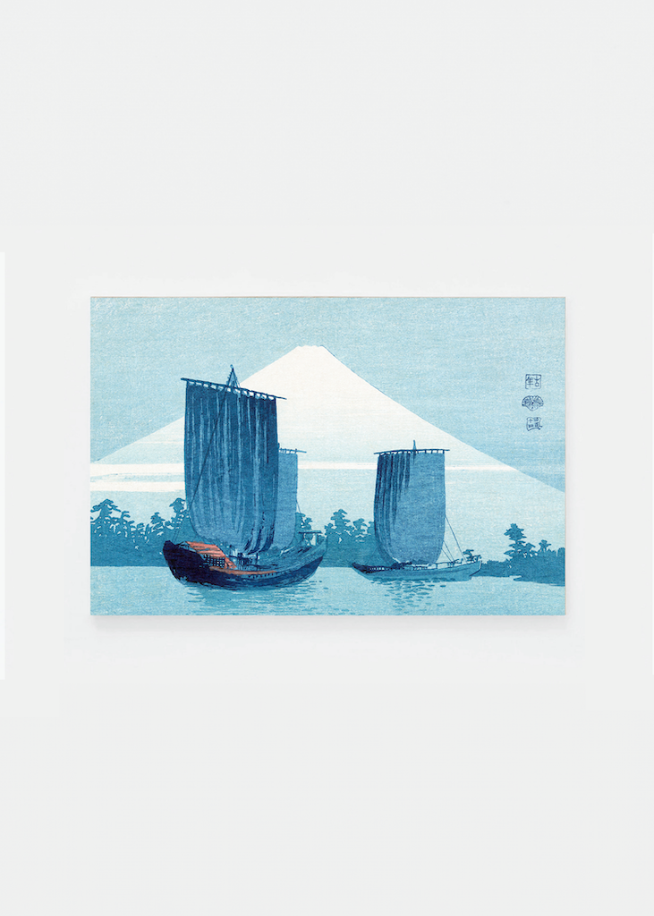 Boat and Mount Fuji