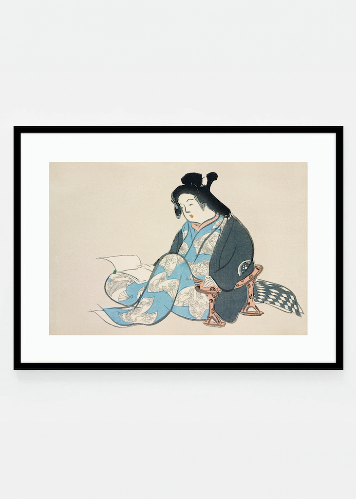 Reading lady