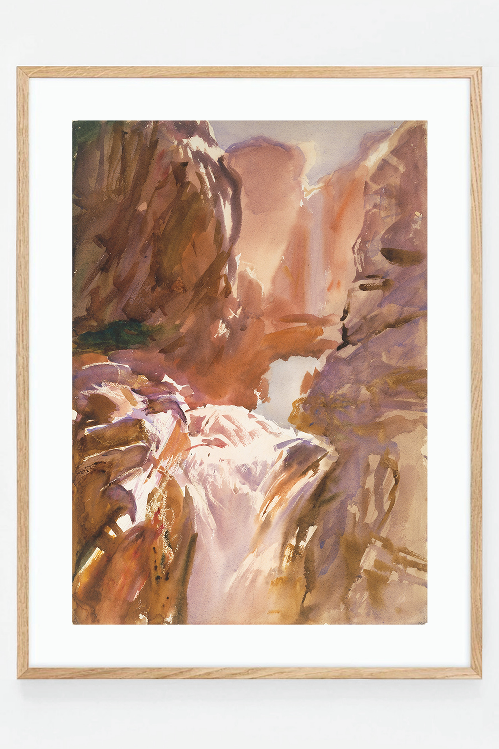 Rushing water