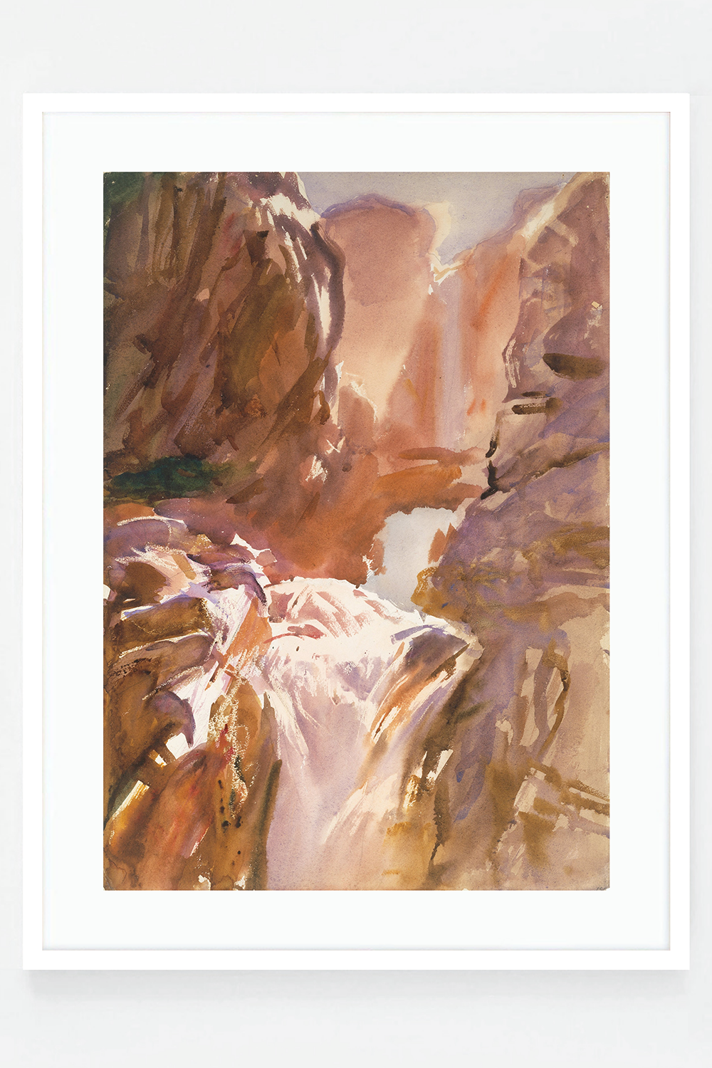 Rushing water