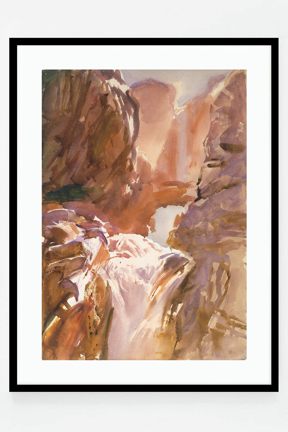 Rushing water