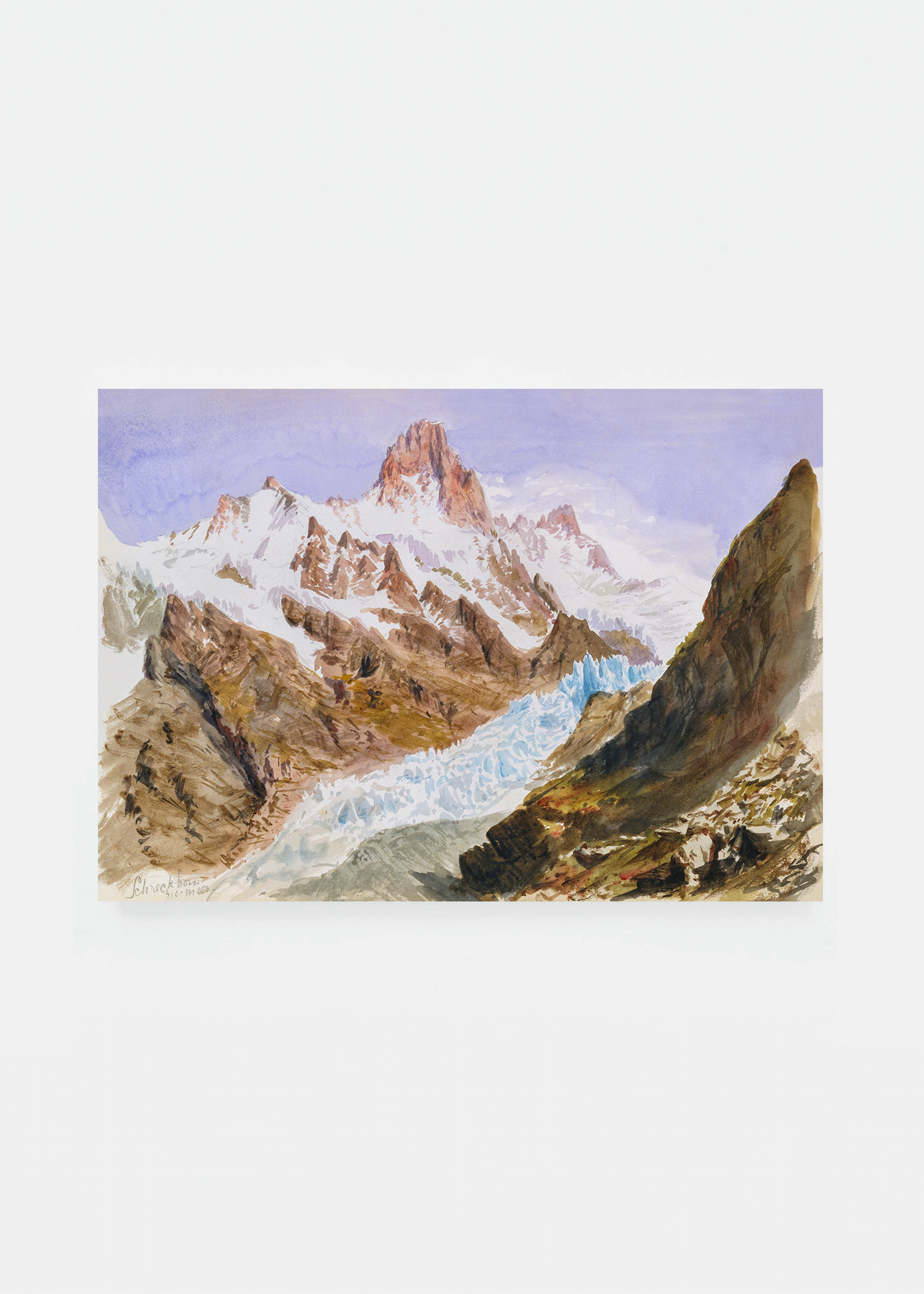 Schreckhorn, Eismeer from Splendid Mountain