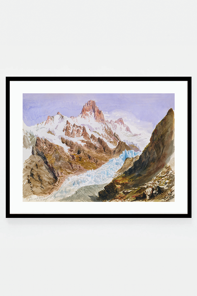 Schreckhorn, Eismeer from Splendid Mountain