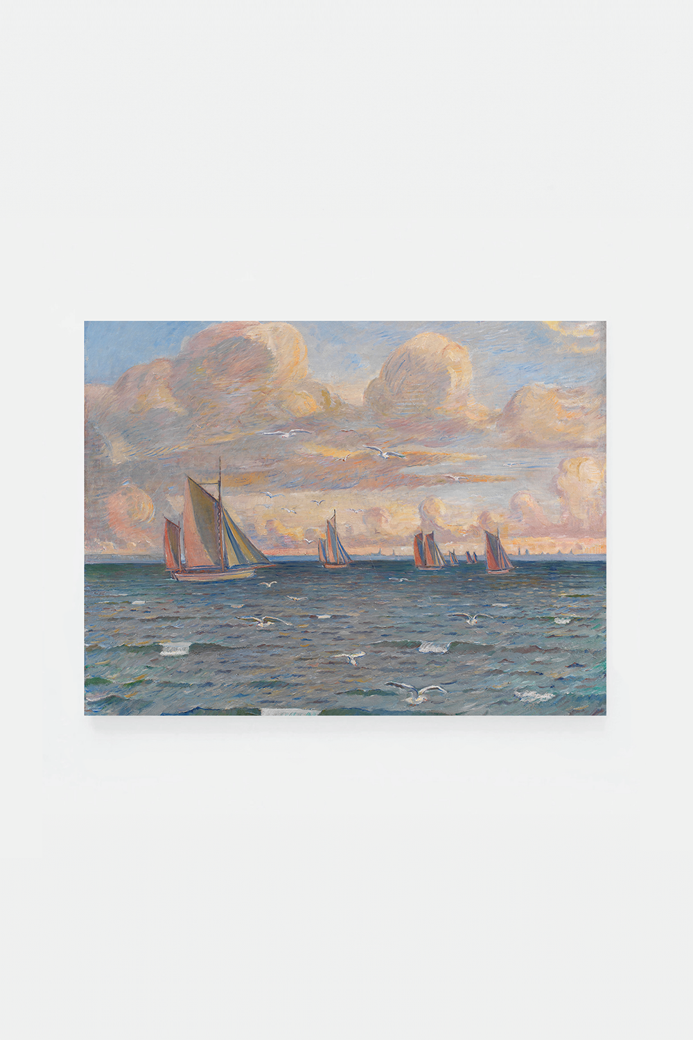 Ships in the sunset