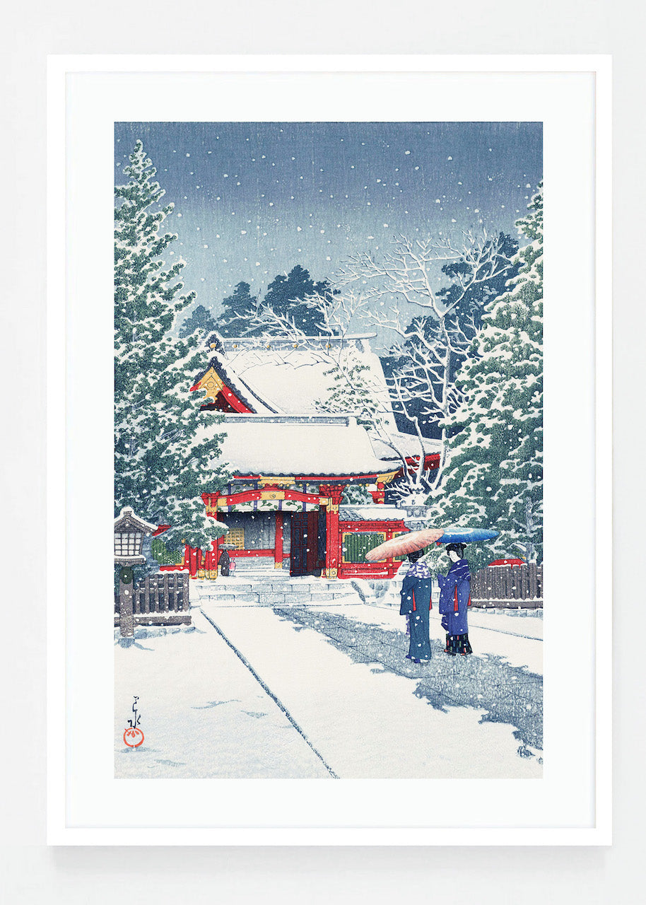 Snow at Hie Shrine