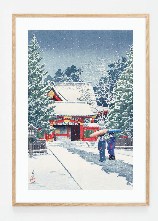 Snow at Hie Shrine