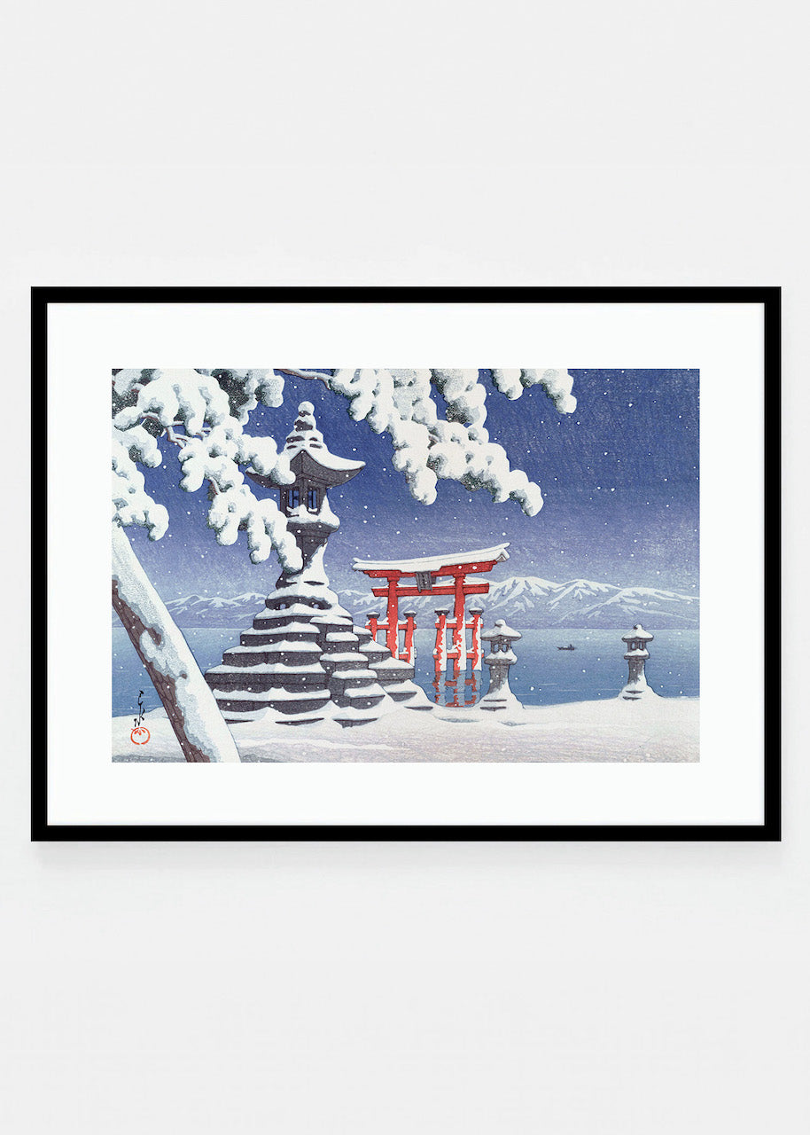 Snow at Itsukushima