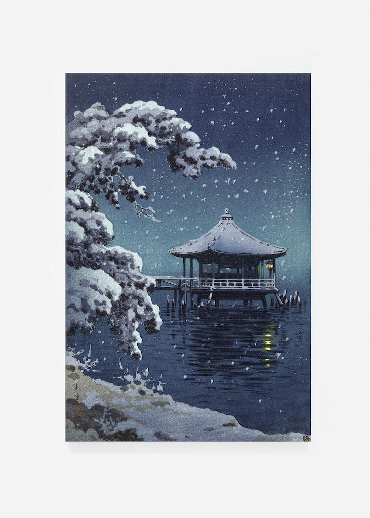 Snow at Ukimido