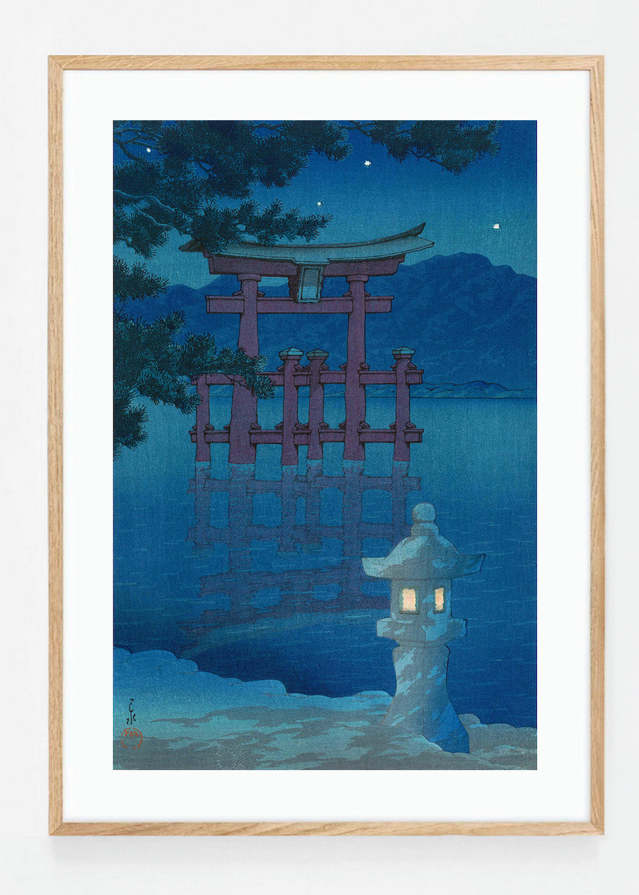 Starlit Night Miyajima Shrine